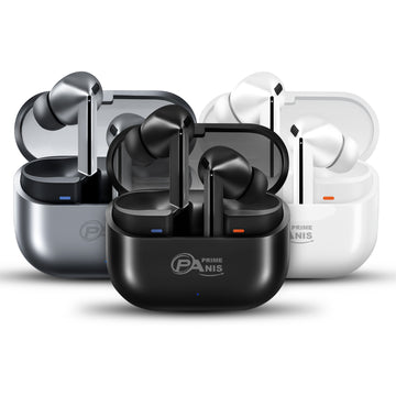 PRIME ANIS Buds3 Pro TWS Wireless Earbuds, Bluetooth v5.4 Headphones, HiFi Stereo Deep Bass,USB-C | iOS/Android Compatible Earphones