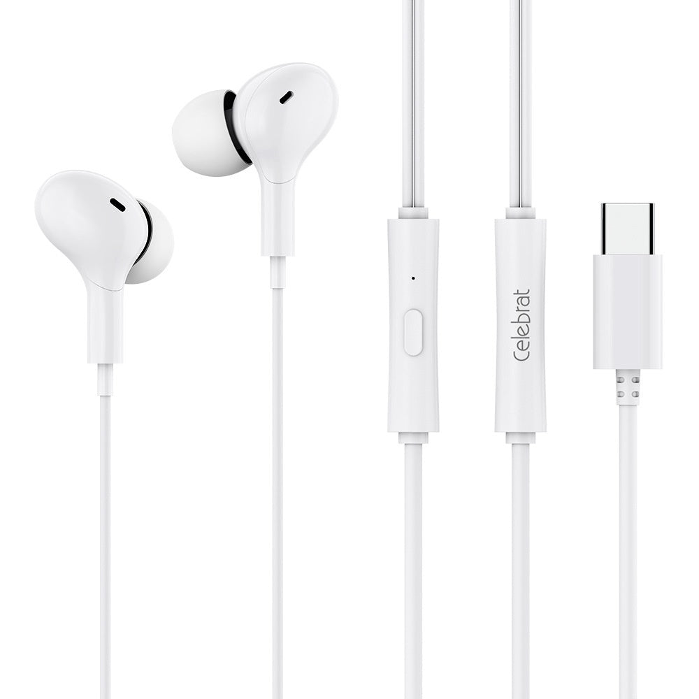 Celebrat In-ear Fully Compatible With Type-c Headphones